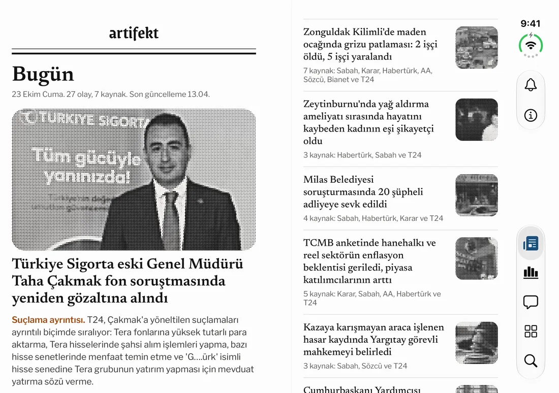 Yarı açık iPhone Duo'da Bugün: iki sütun, aralarında katlama yeri